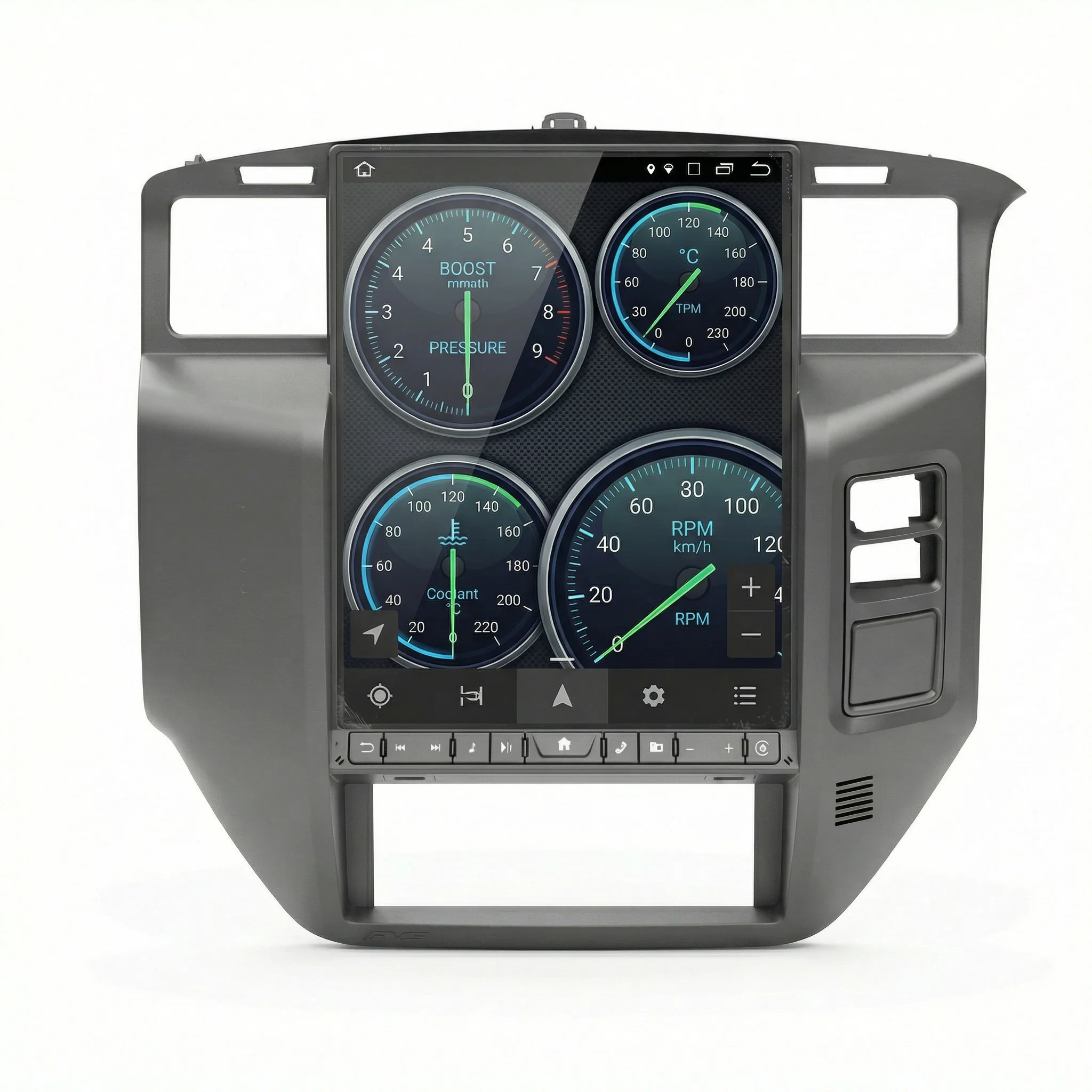 12.1" Pro Snapdragon Multimedia Headunit to suit Nissan Y61 GU Patrol 2004-2016 - Image 3