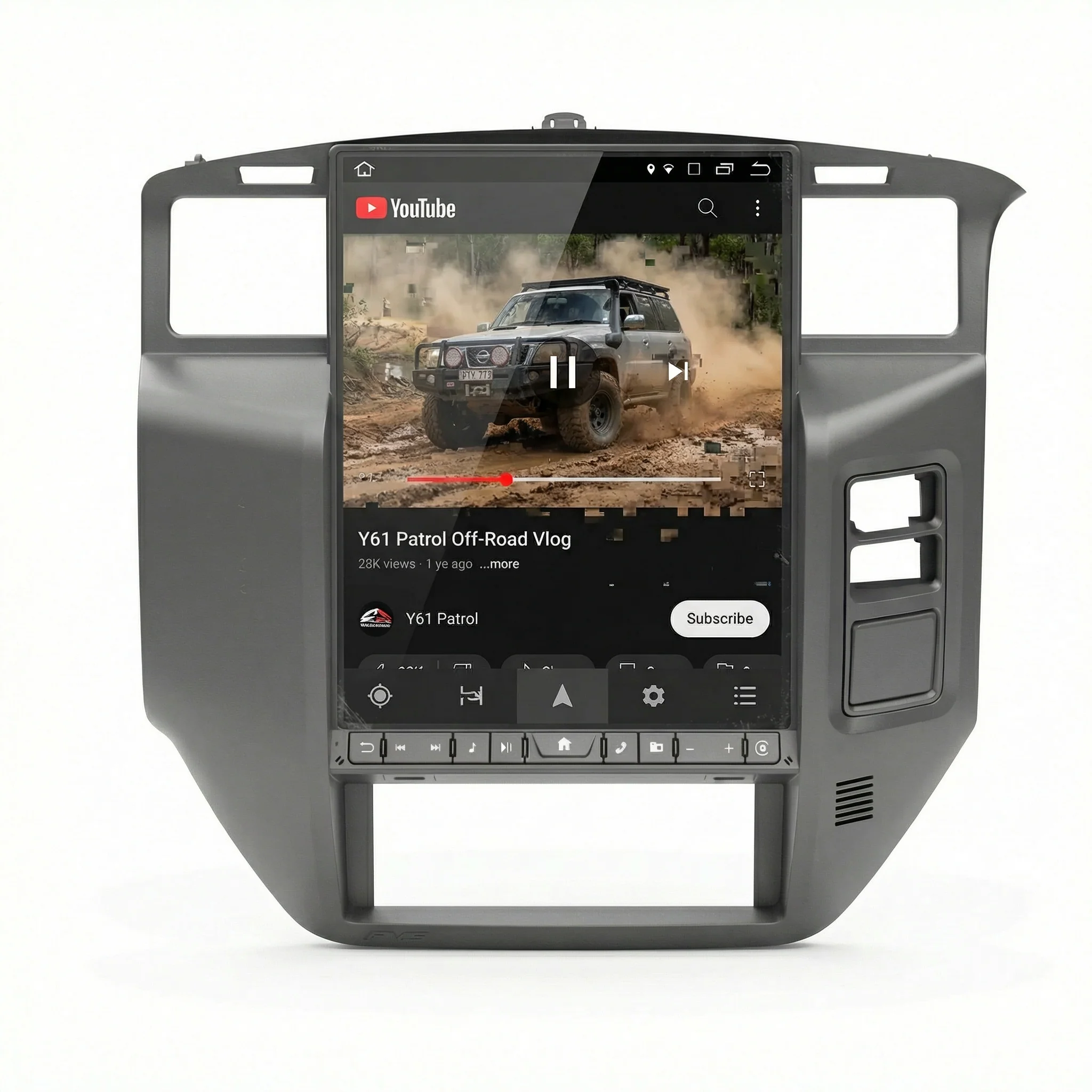 12.1" Pro Snapdragon Multimedia Headunit to suit Nissan Y61 GU Patrol 2004-2016 - Image 5