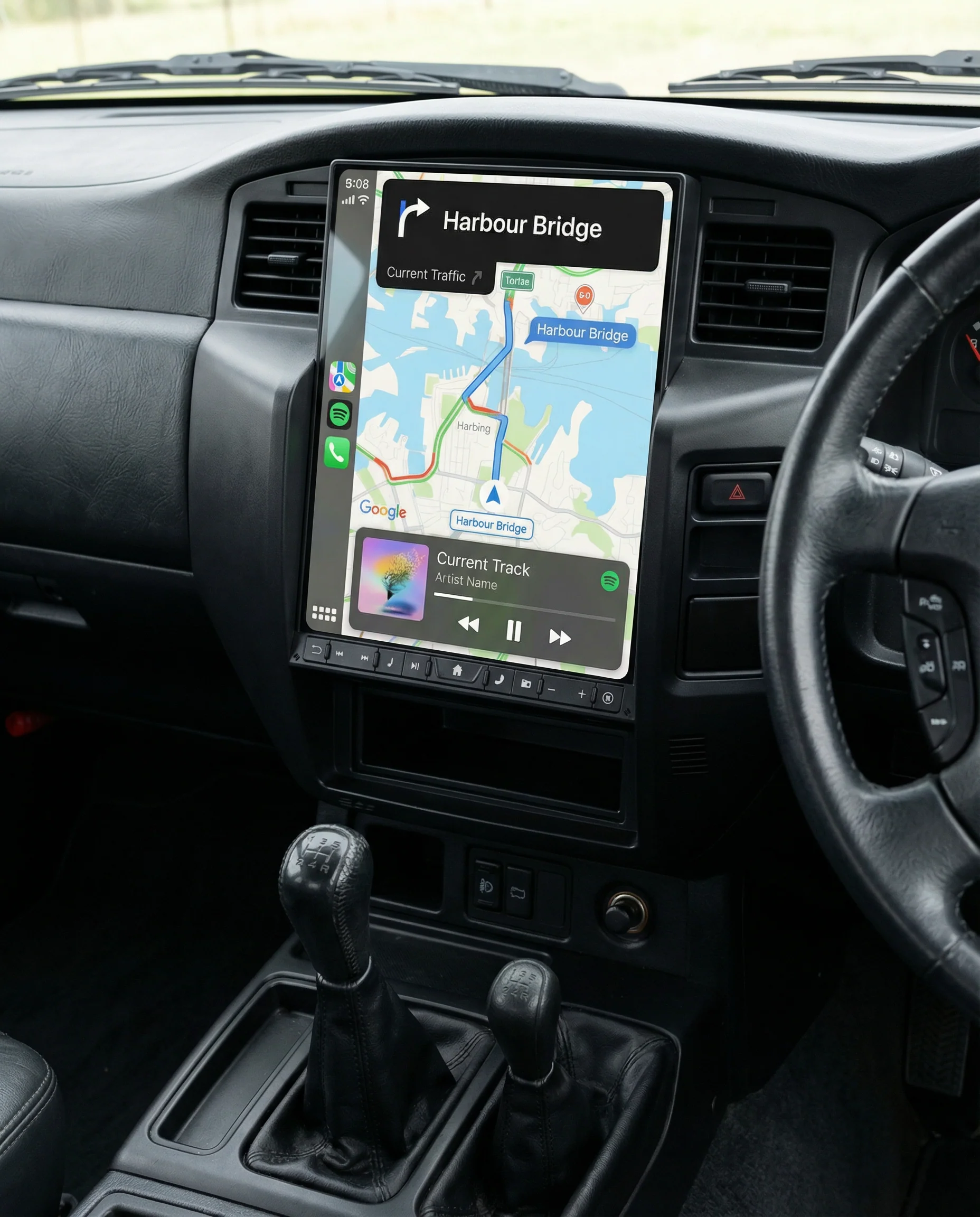 12.1" Pro Snapdragon Multimedia Headunit to suit Nissan Y61 GU Patrol 2004-2016 - Image 6