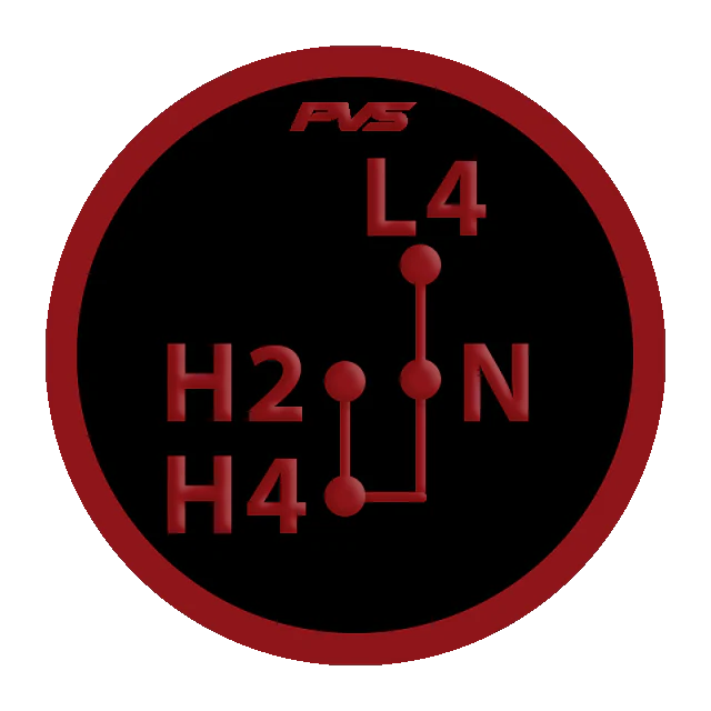 4WD Transfer Selector Sticker - Image 13
