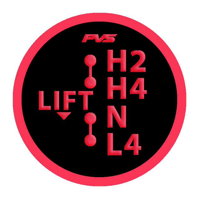 4WD Transfer Selector Sticker - Image 3