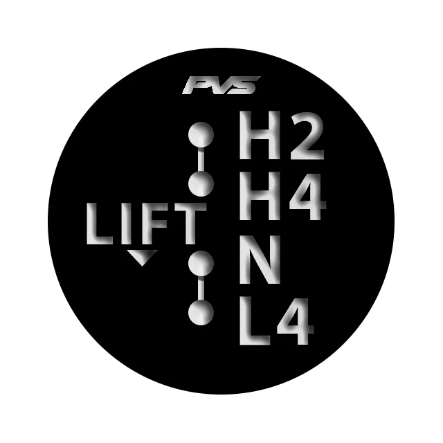 4WD Transfer Selector Sticker - Image 4