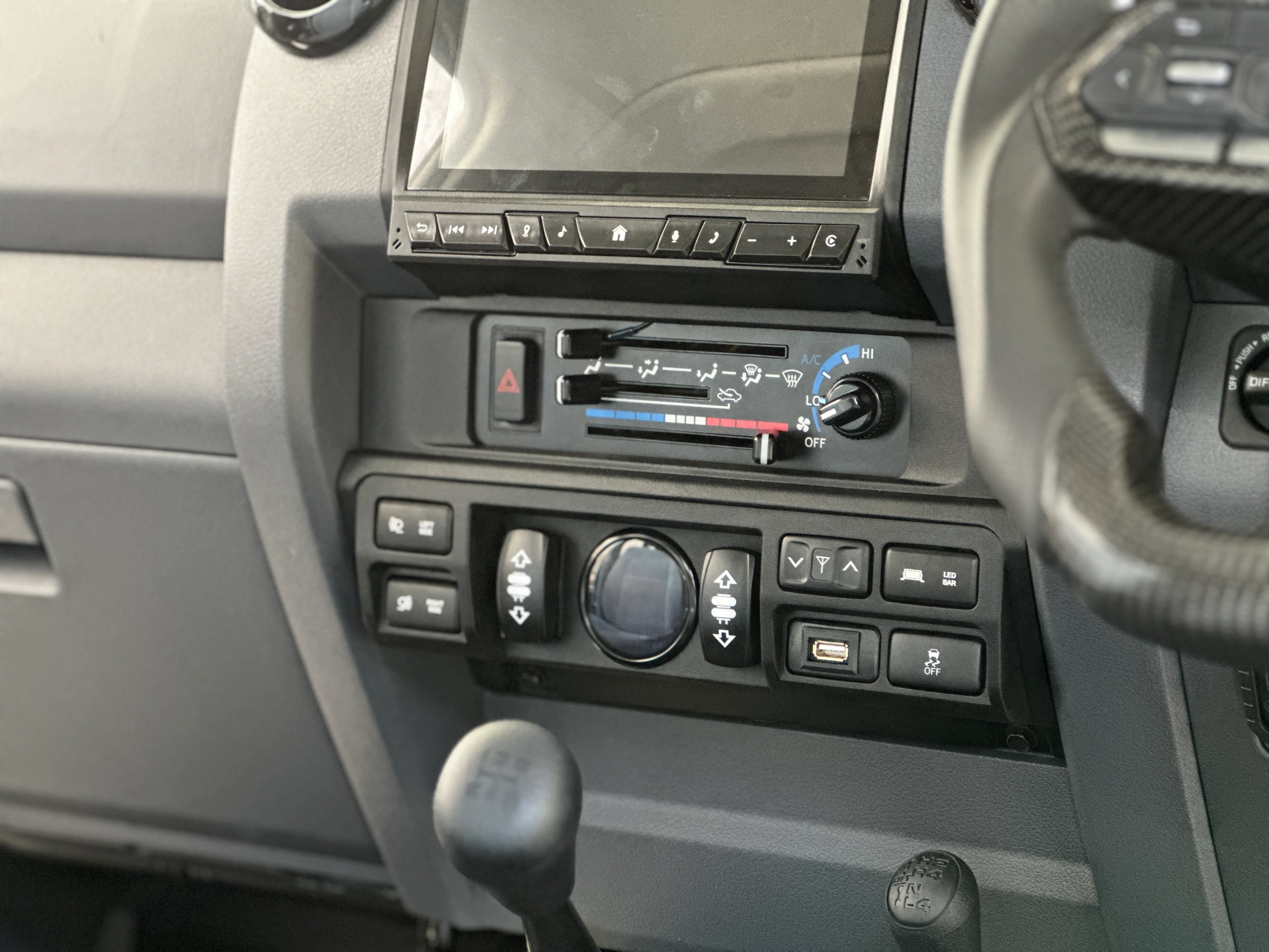 Airbag Gauge Switch Panel for Toyota LandCruiser 70 Series (2008-2023) - Image 5