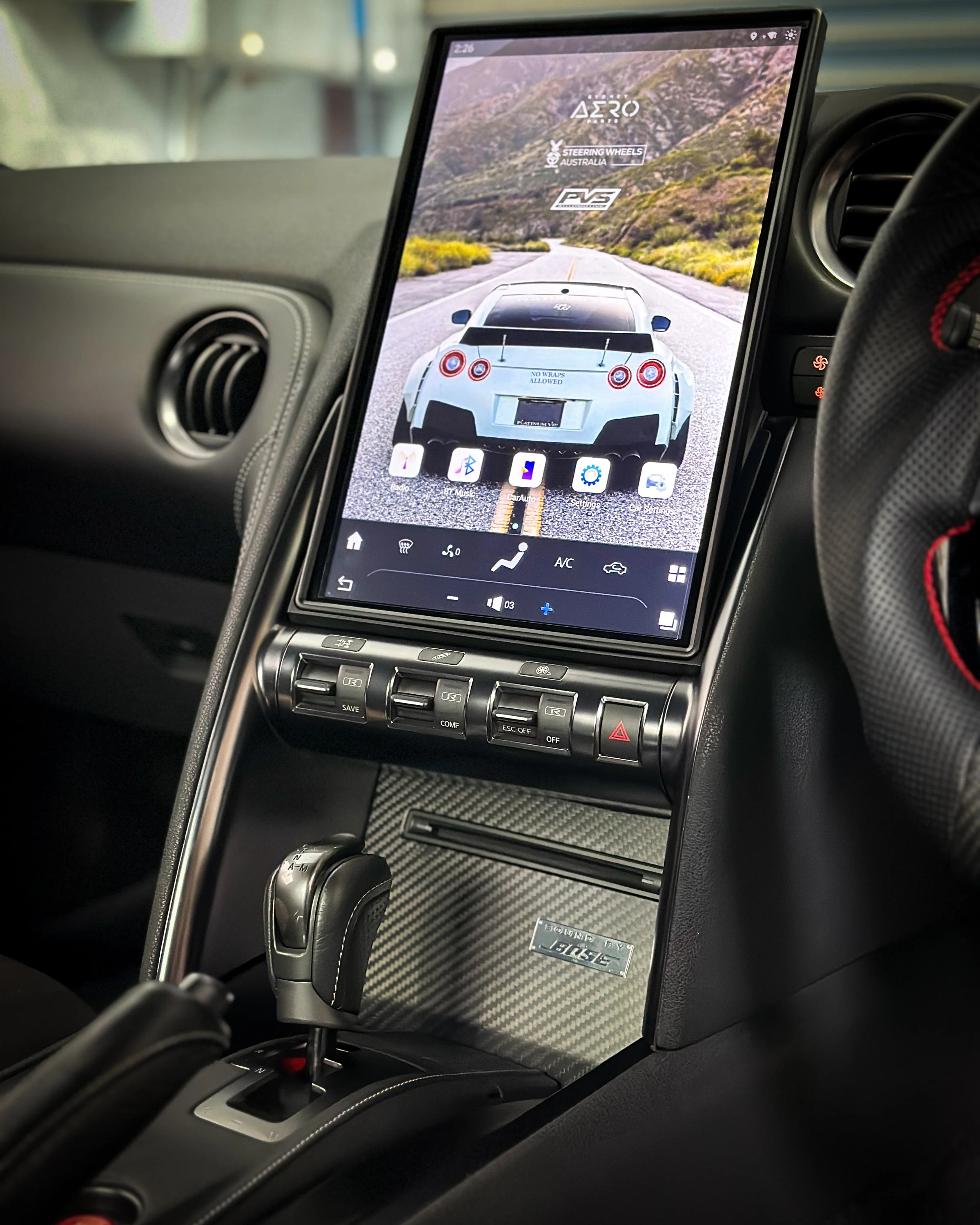 Godzilla 14.5″ Wireless Apple CarPlay & Android Auto for Nissan R35 GT-R 2008-2016 - Image 3