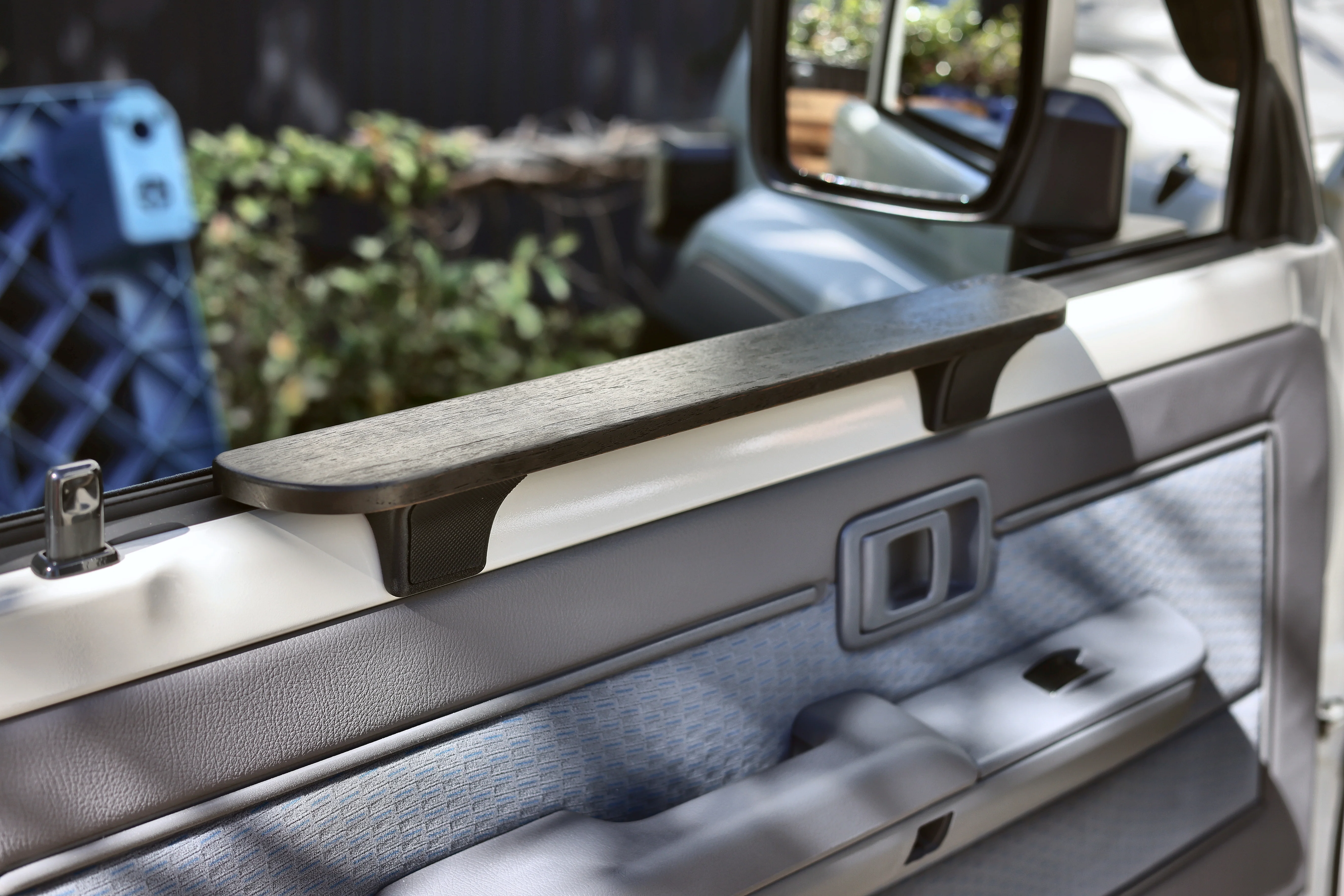 70 Series LandCruiser Armrest, Gabon Ebony Rounded (Pair)