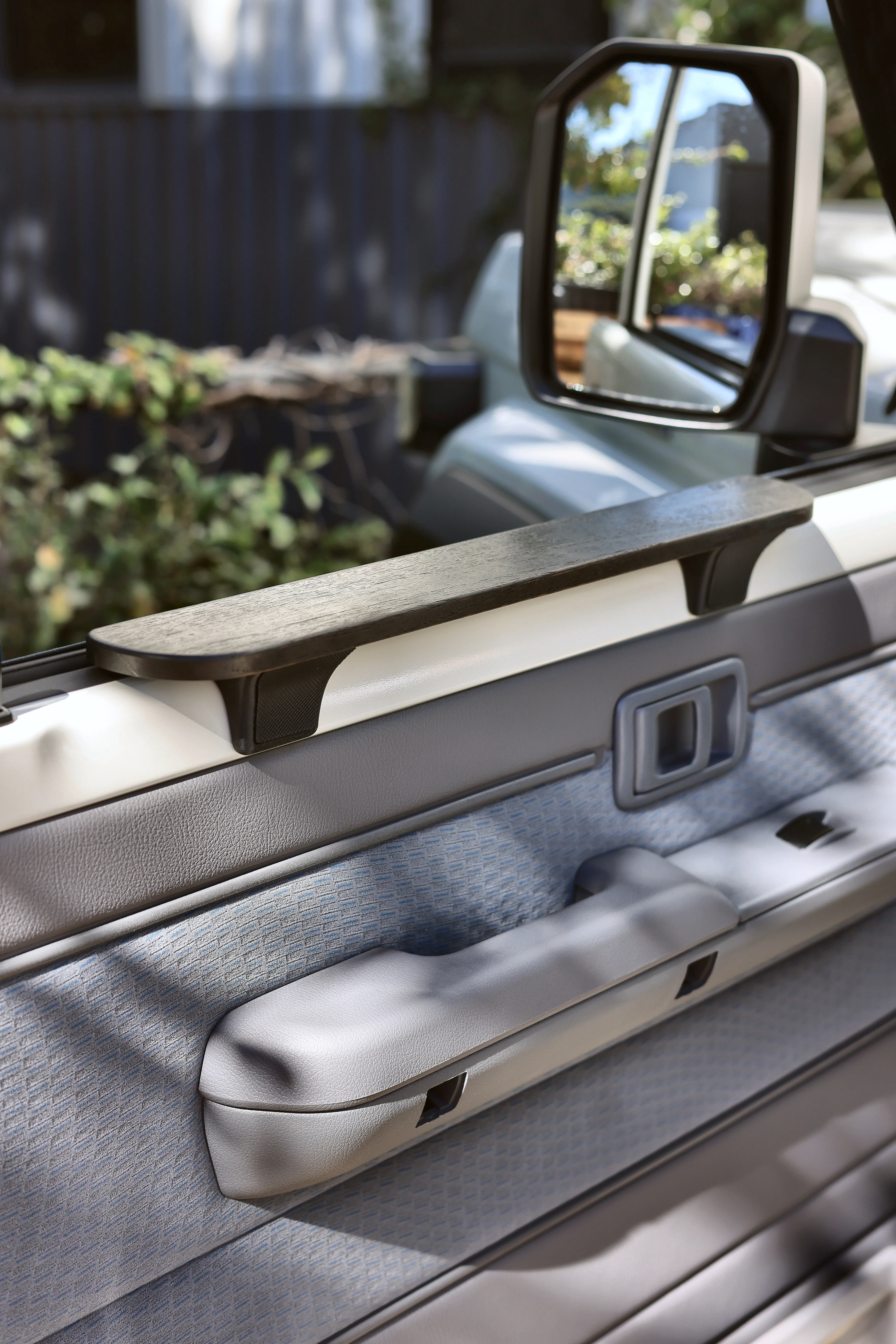 70 Series LandCruiser Armrest, Gabon Ebony Rounded (Pair) - Image 2