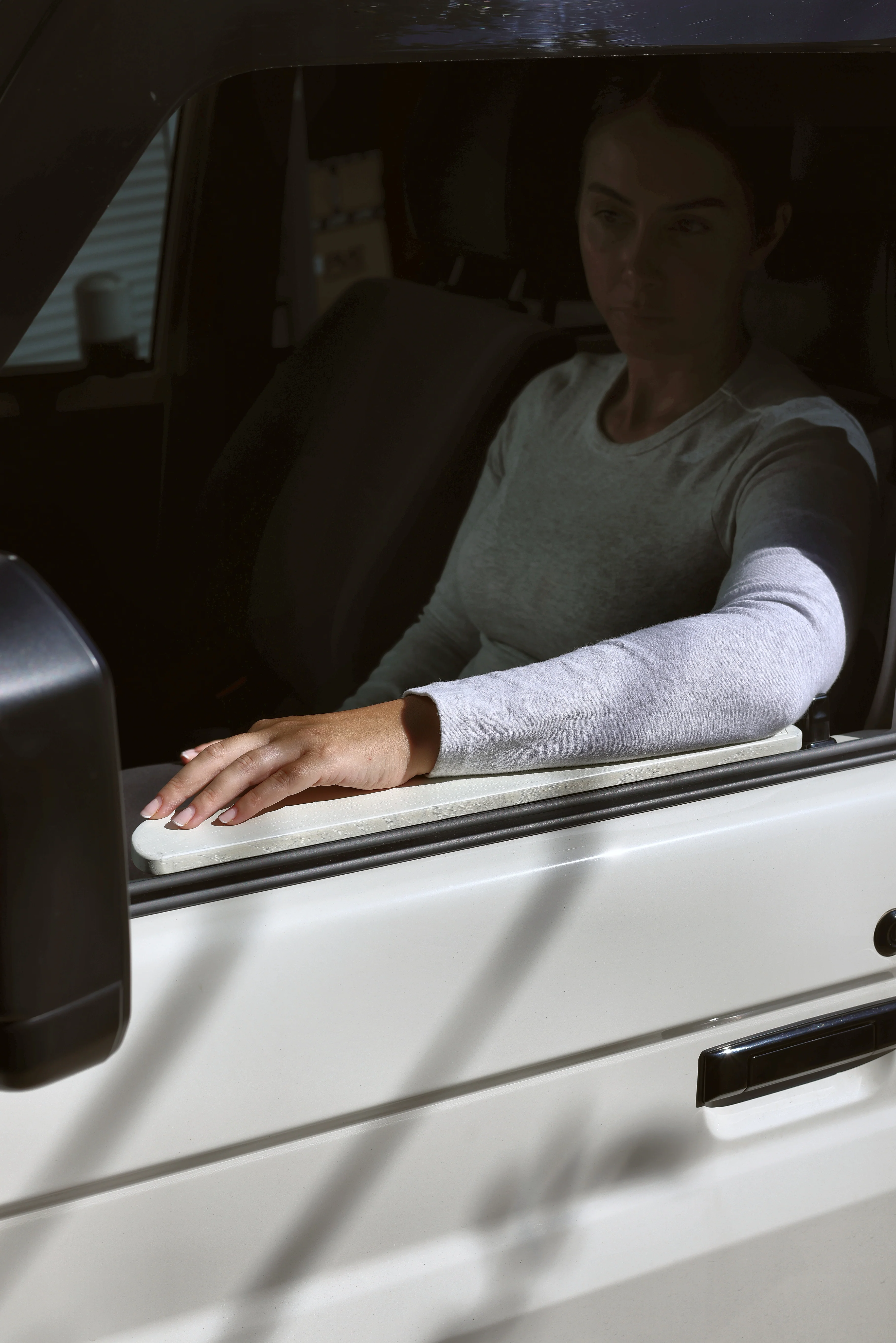 70 Series LandCruiser Armrest, Tasmanian White Rounded (Pair) - Image 4