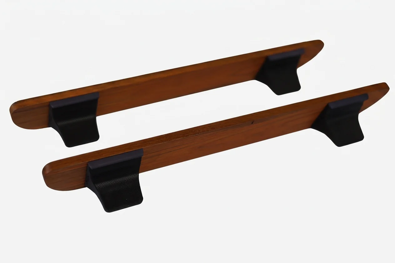 70 Series LandCruiser Armrest, Coastal Teak Rounded (Pair) - Image 10