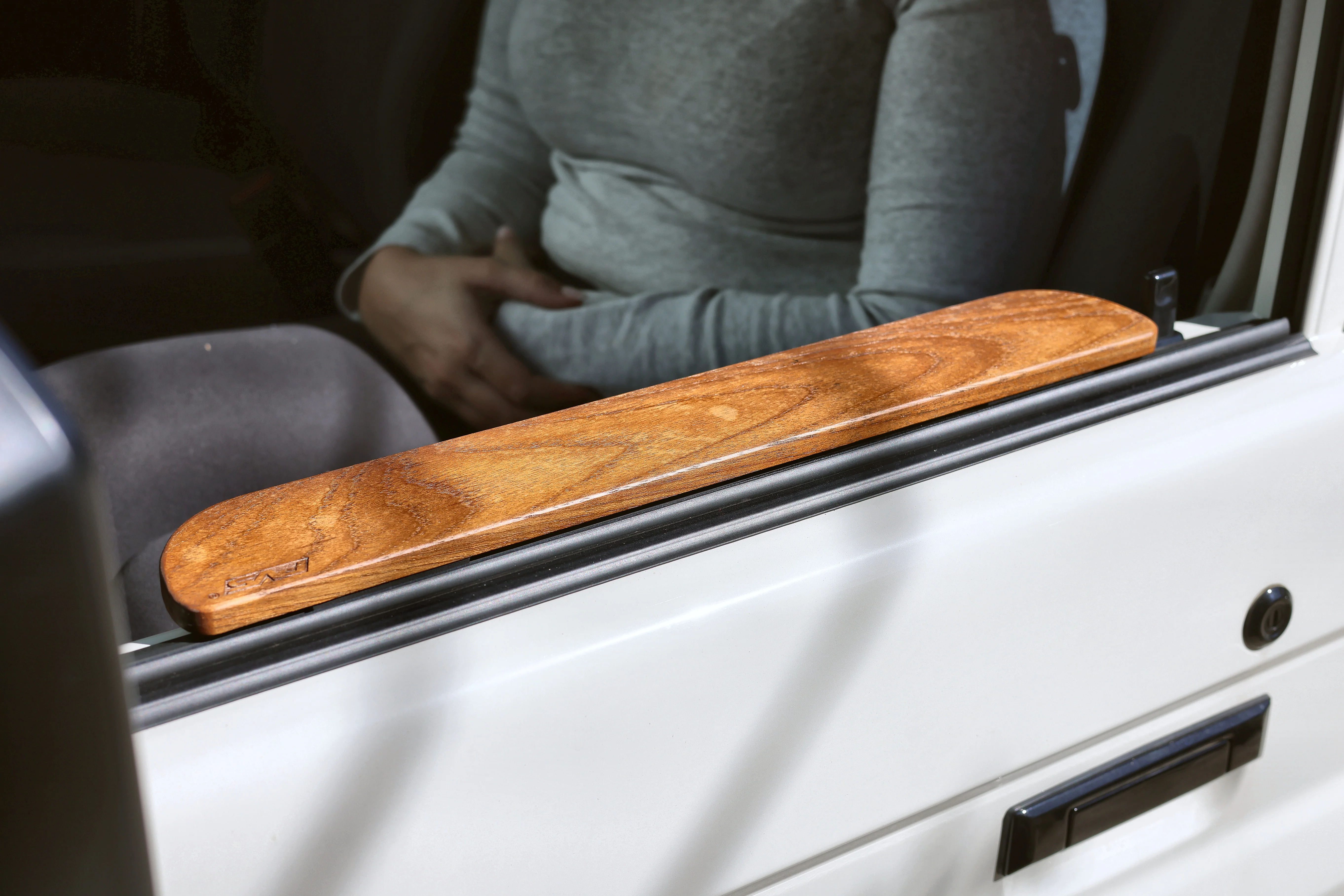 70 Series LandCruiser Armrest, Coastal Teak Rounded (Pair) - Image 8