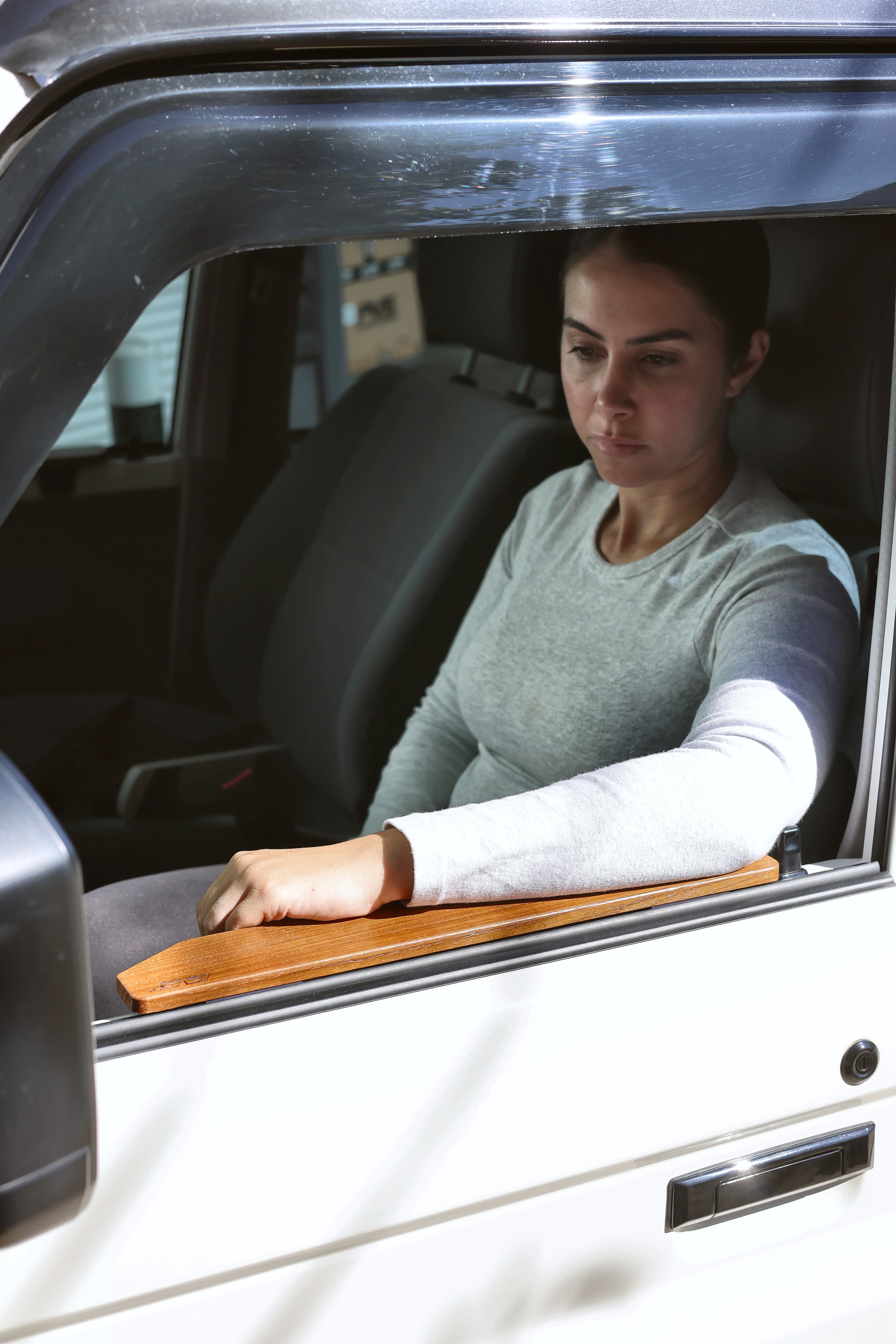 70 Series LandCruiser Armrest, Coastal Teak Tapered (Pair) - Image 4