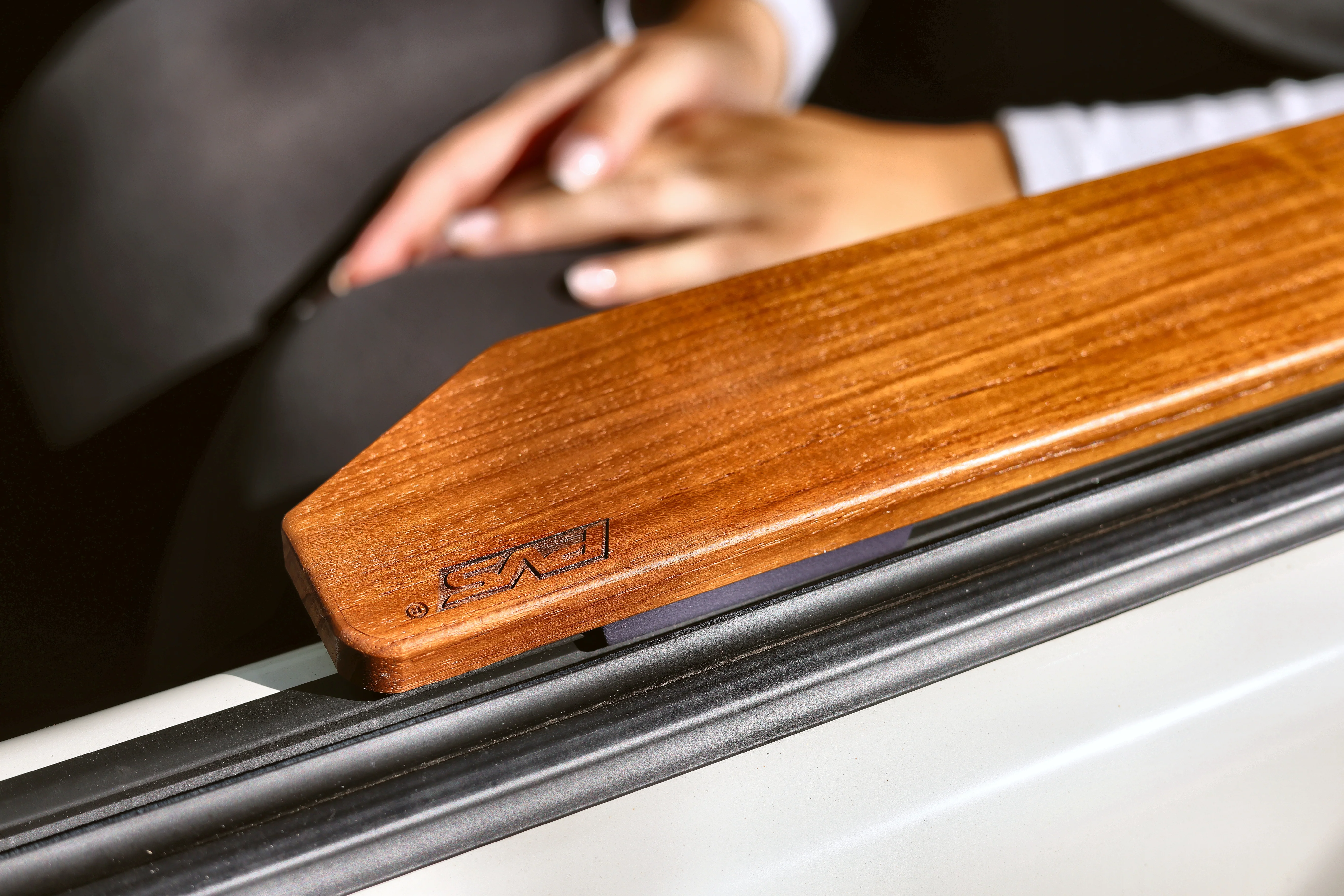 70 Series LandCruiser Armrest, Coastal Teak Tapered (Pair) - Image 5