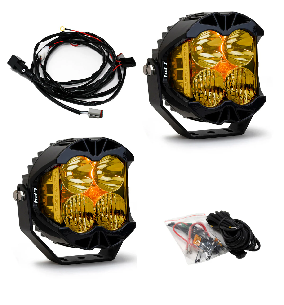 LP4 Pro LED Auxiliary Light Pod Pair - Universal - Image 2