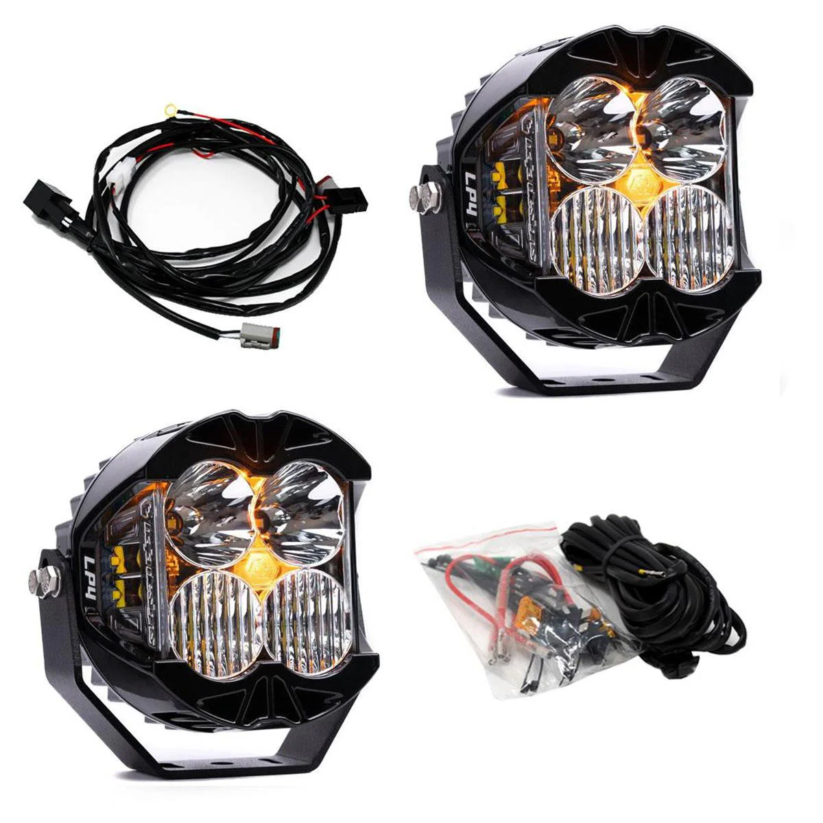 LP4 Pro LED Auxiliary Light Pod Pair - Universal - Image 5
