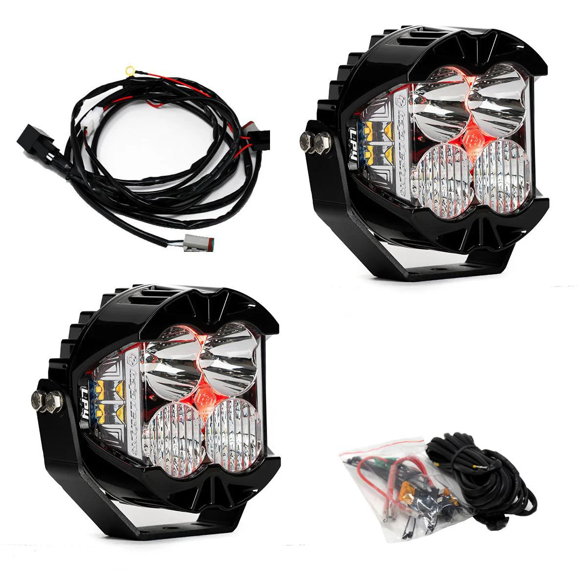 LP4 Pro LED Auxiliary Light Pod Pair - Universal - Image 7