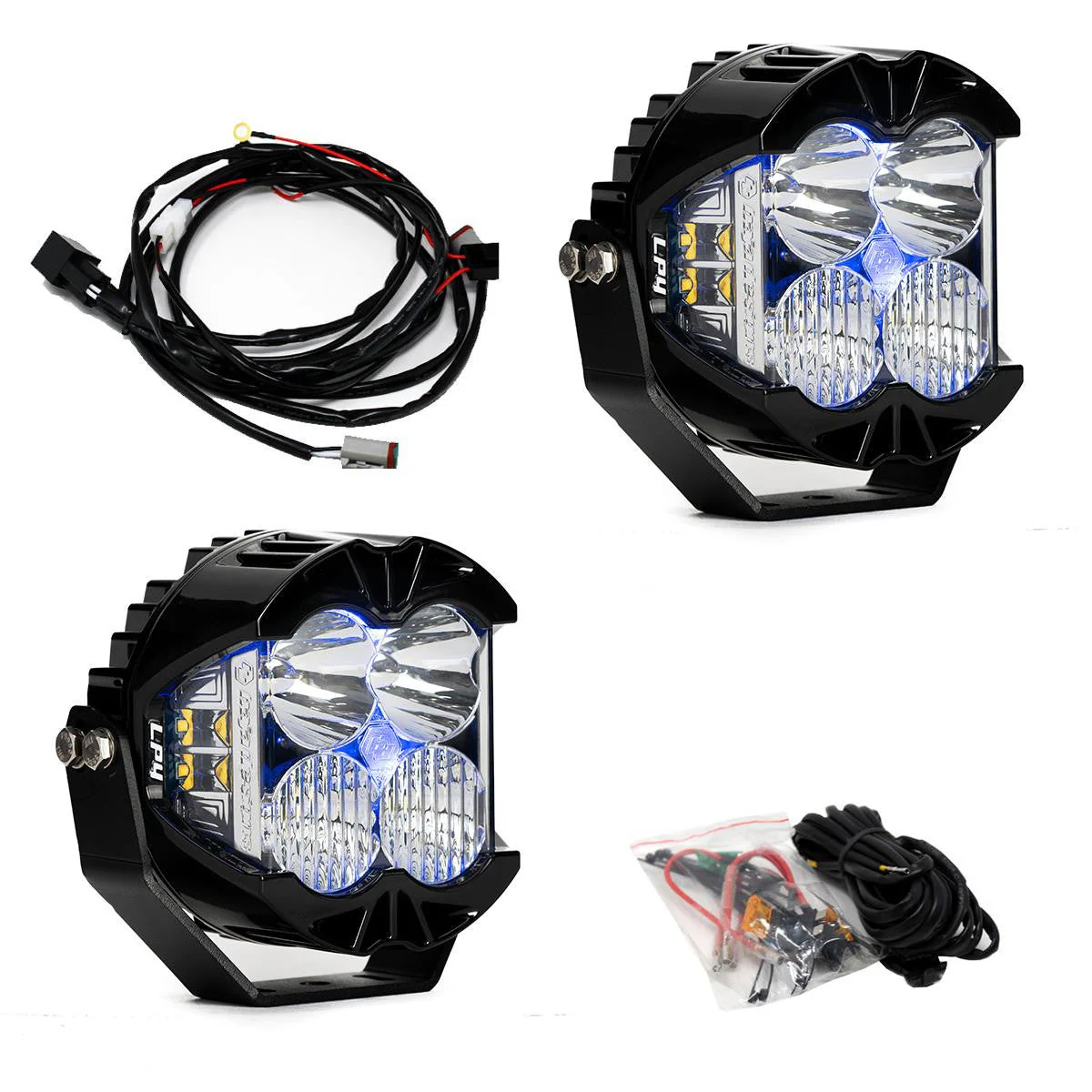 LP4 Pro LED Auxiliary Light Pod Pair - Universal - Image 8