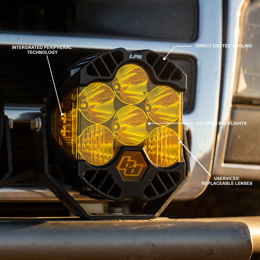 LP6 Pro LED Auxiliary Light Pod - Universal - Image 2