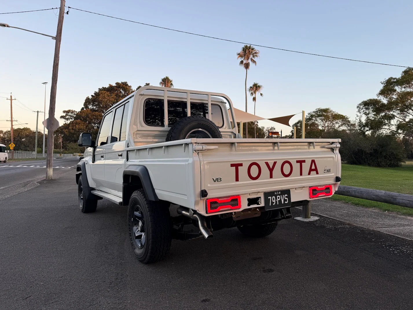 Factory Style Rear Black Fender Flares suitable Toyota LandCruiser 79 Series Dual Cab Ute Tub - Image 2