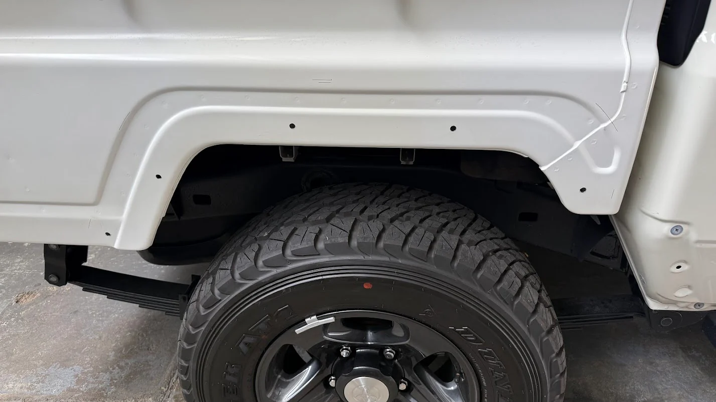 Factory Style Rear Black Fender Flares suitable Toyota LandCruiser 79 Series Dual Cab Ute Tub - Image 6