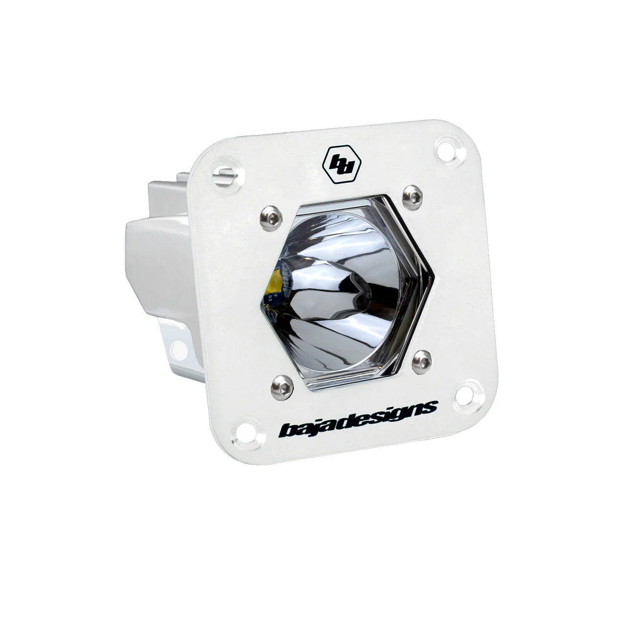 S1 White Flush Mount Auxiliary Light Pod - Universal - Image 2