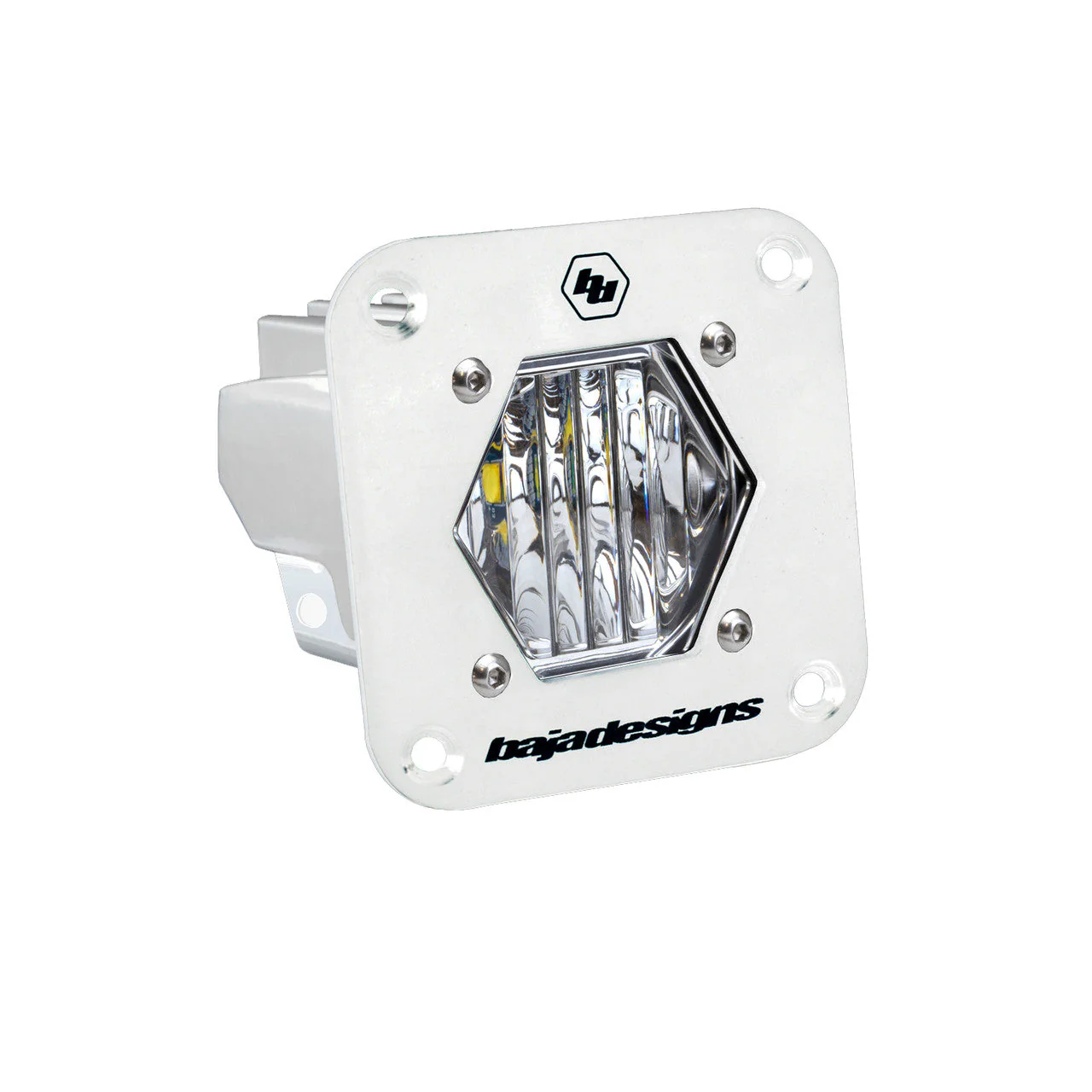S1 White Flush Mount Auxiliary Light Pod - Universal - Image 3