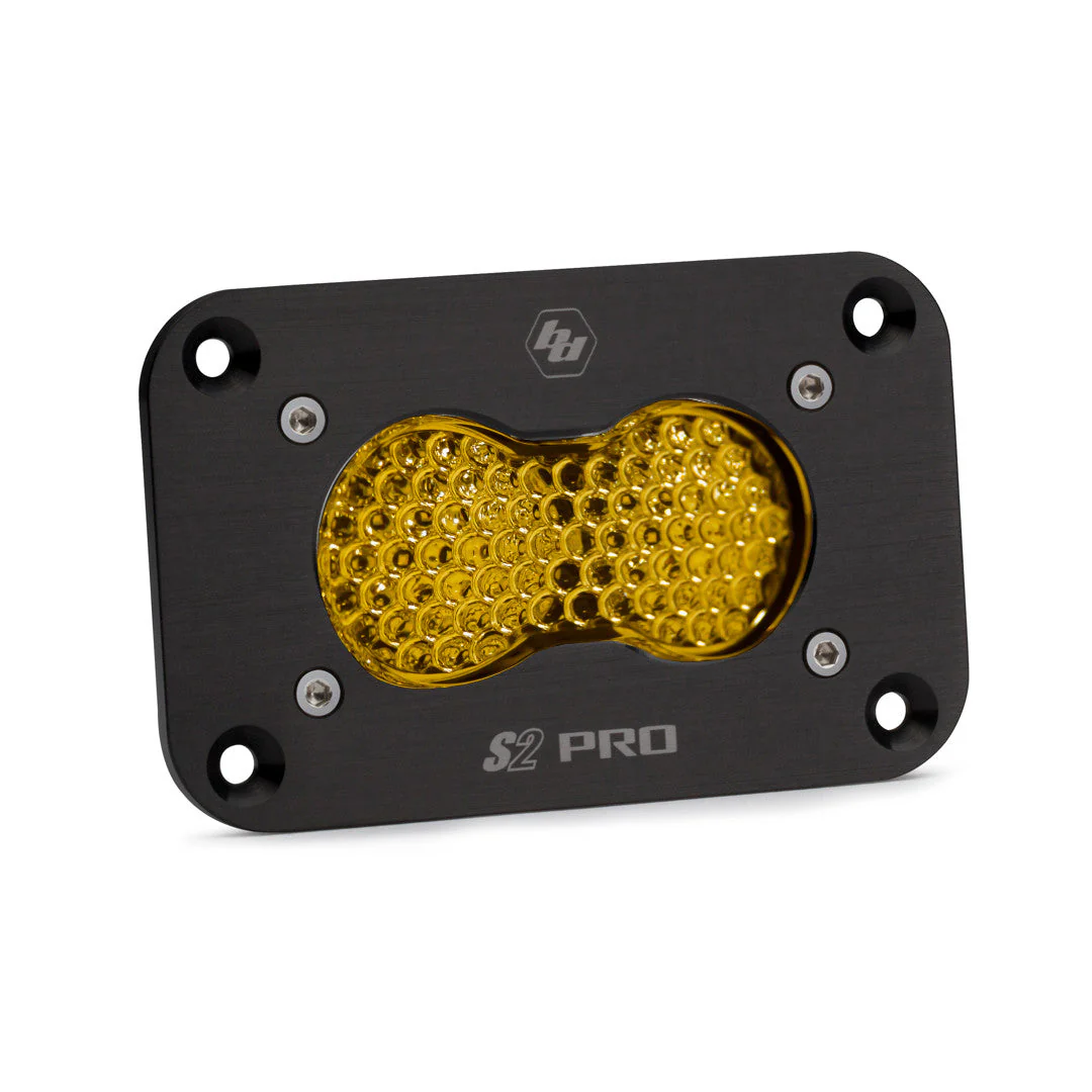 S2 Pro Black Flush Mount LED Auxiliary Light Pod - Universal - Image 10