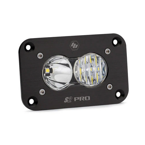 S2 Pro Black Flush Mount LED Auxiliary Light Pod - Universal - Image 2