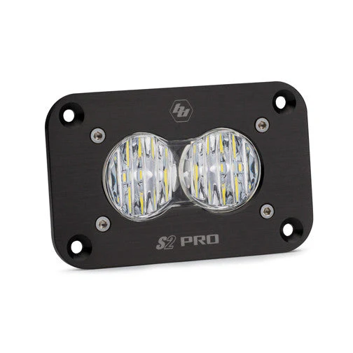 S2 Pro Black Flush Mount LED Auxiliary Light Pod - Universal - Image 3