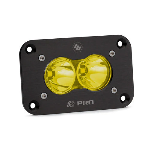 S2 Pro Black Flush Mount LED Auxiliary Light Pod - Universal - Image 5