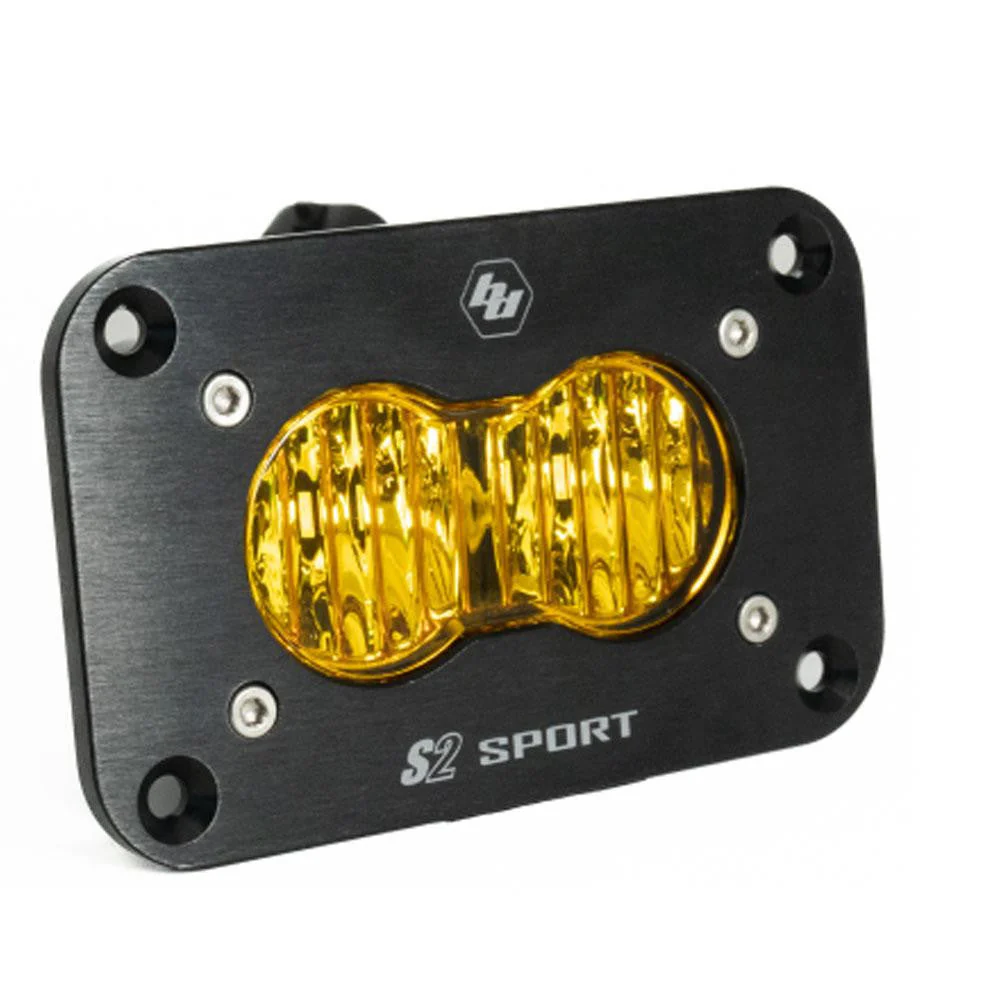 S2 Sport Black Flush Mount LED Auxiliary Light Pod - Universal - Image 7