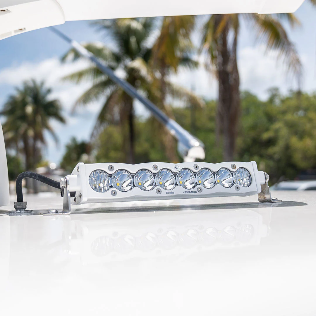 S8 White Straight LED Light Bar - Universal - Image 2