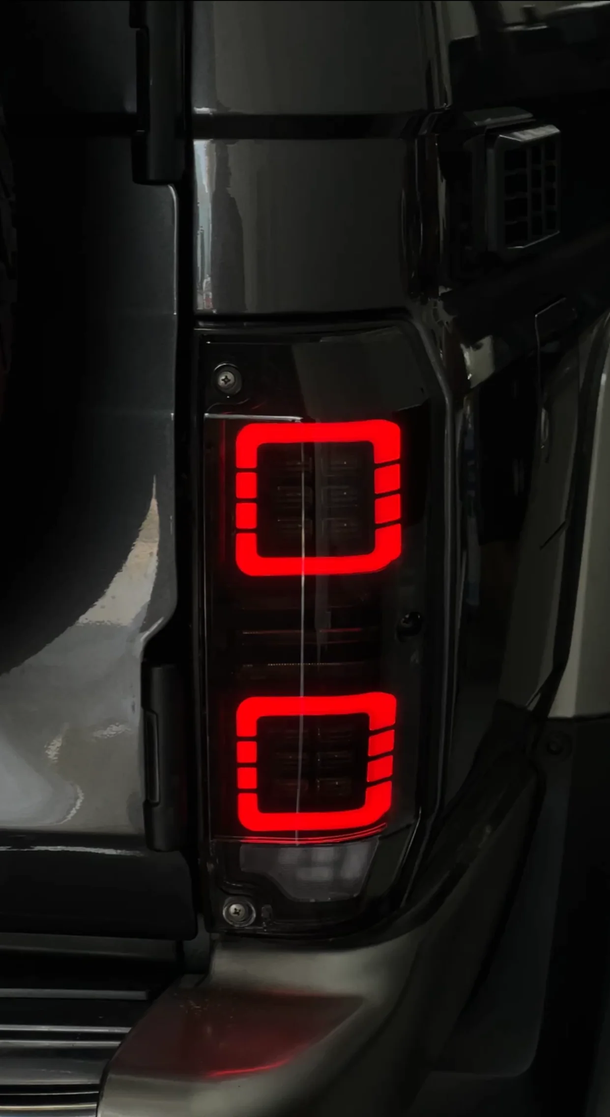 Smoked Halo LED Tail Lights Plug n Play for Toyota LandCruiser 76 Series - Image 5