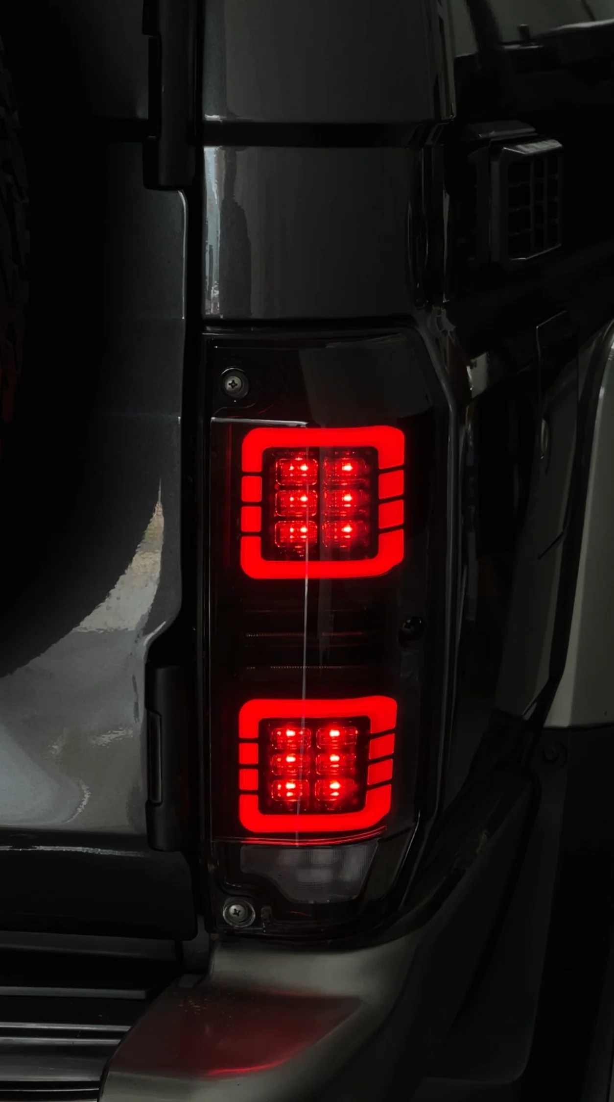 Smoked Halo LED Tail Lights Plug n Play for Toyota LandCruiser 76 Series - Image 6