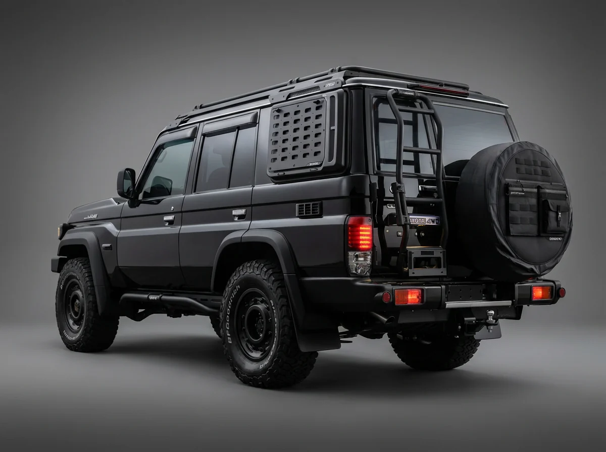 URNIETA Rear Door Ladder | 76 Series LandCruiser Wagon - Image 3
