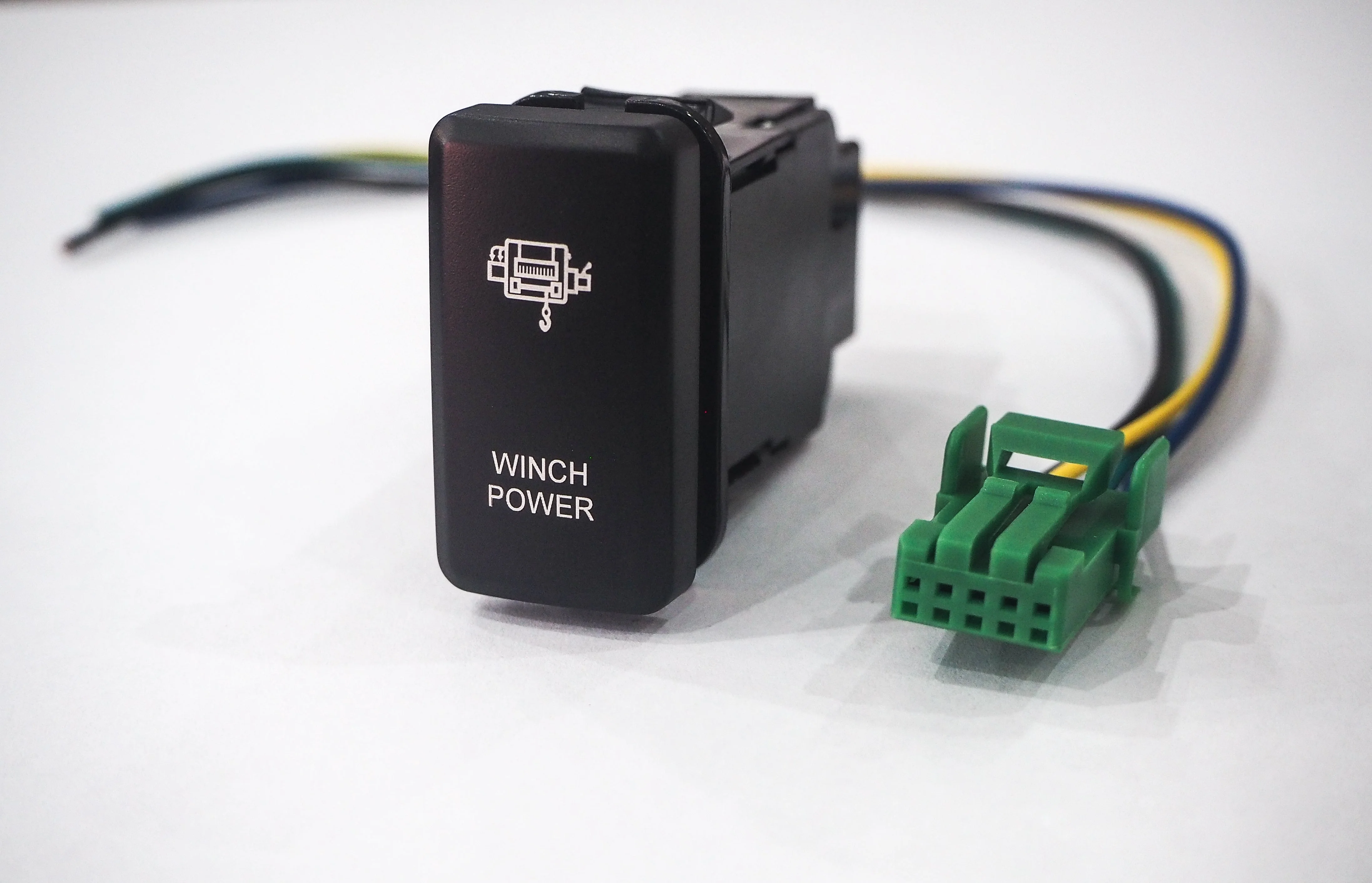 Winch Power LED Push Switch to suit Toyota LandCruiser & Hilux - Image 2